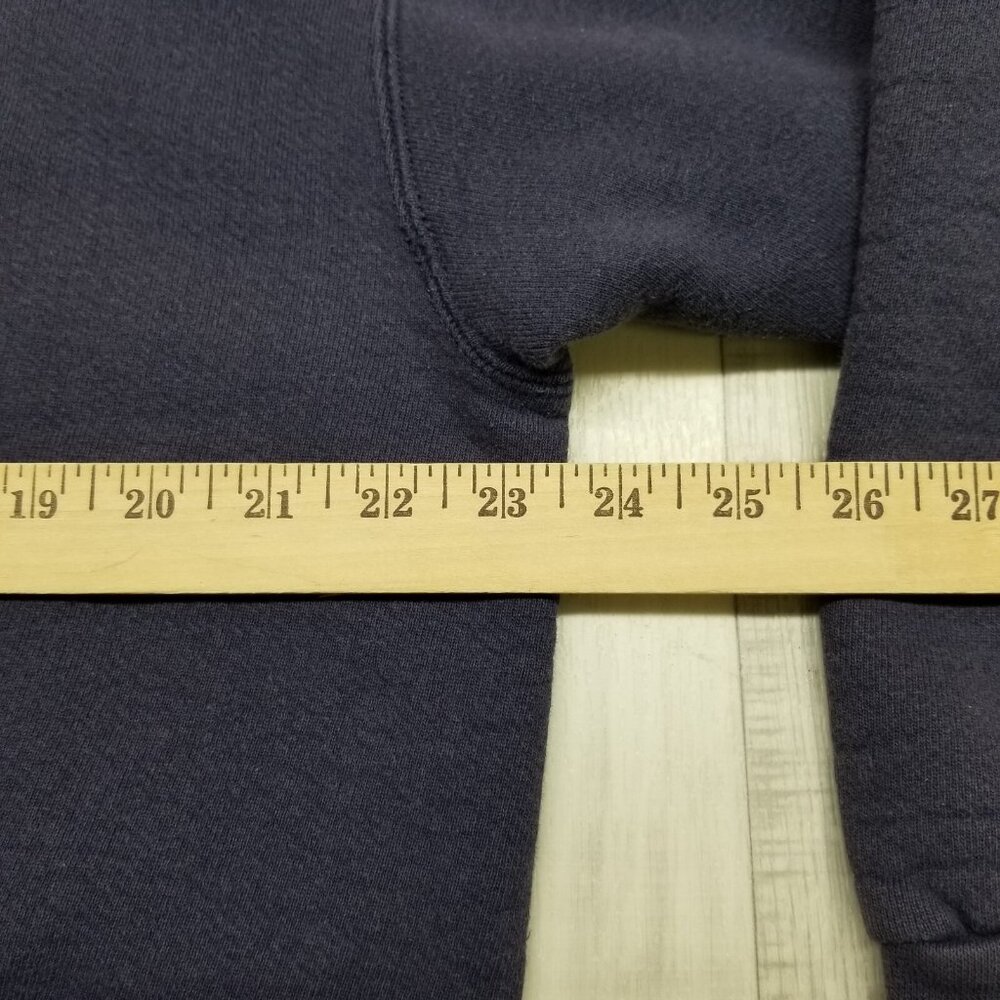 ✅VTG No Fear Navy Crewneck Sweatshirt Graphic Print Front/Back Adult Men's LARGE - Picture 4 of 11